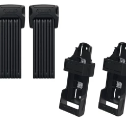 ABUS Bordo Big 6000K/120 Twinset 2x Faltschloss 120 Cm Mit SH-Halterung Gleichschließend