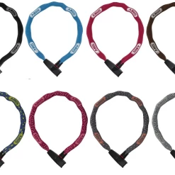 ABUS Catena 6806K/75 Kettenschloss 75 Cm Lang Mit Textilummantelung