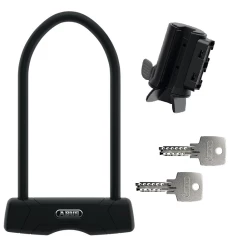 ABUS Granit 460/150 Bügelschloss Schwarz Mit SH B Halterung