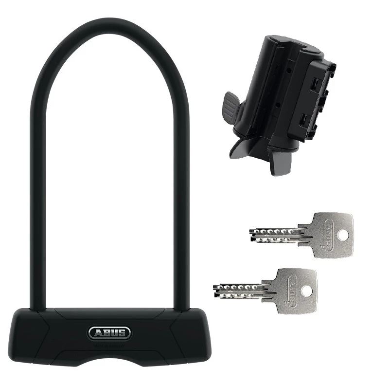 ABUS Granit 460/150 Bügelschloss Schwarz Mit SH B Halterung
