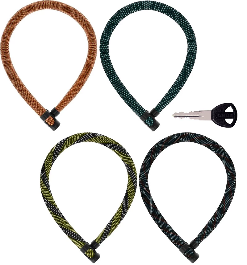 ABUS Ivera Chain 7210/110 Color Kettenschloss Mit Vierkantkette & Buntem Mantel