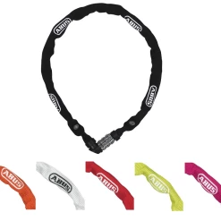 ABUS Kettenschloss Mit Zahlenkombination 1200/110 Verschiedene Farben