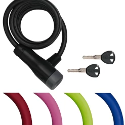 ABUS Star 4508K Spiralkabelschloss 150 Cm Lang Und 8 Mm Stark