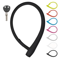 ABUS UGrip Cable 560 65 Cm Langes 8 Mm Stahlkabel Mit Kunstoffummantelung