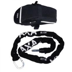 AXA RLC 100 Plug-In Einsteckkette Mit Schutztasche 100 Cm Schwarz