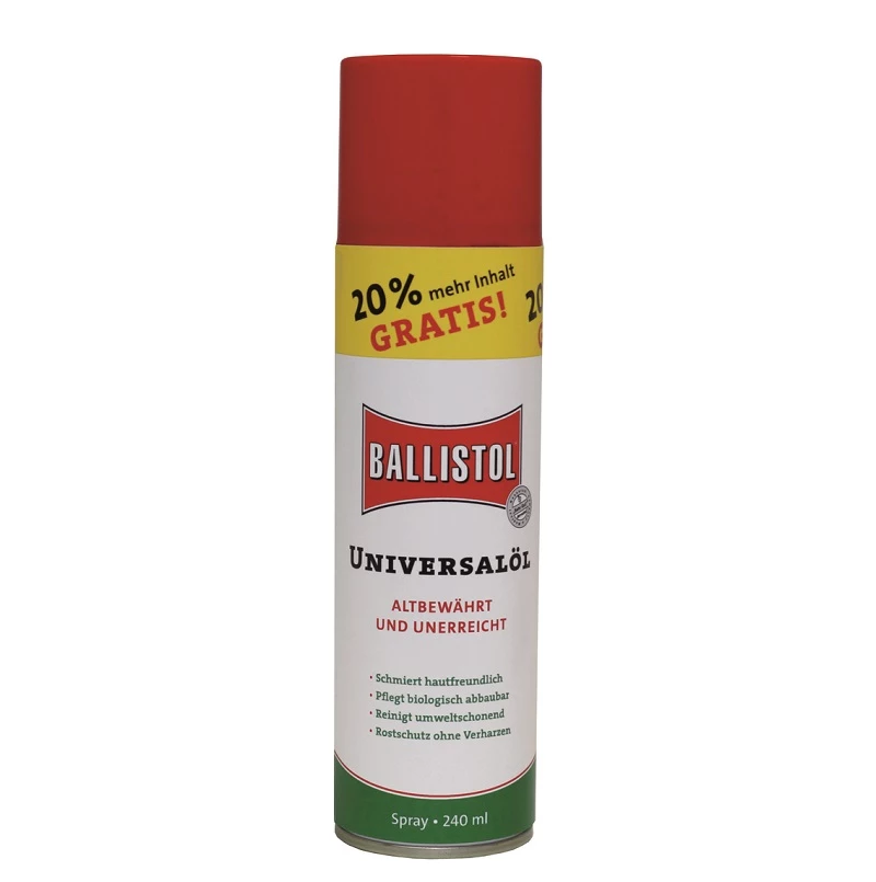 BALLISTOL Universalöl Spray Mulitöl Rostschutz Hohe Kriechfähigkeit 240 Ml