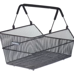 Basil Cento Multi-System Hinterradkorb Schwarz Engmaschig Abnehmbar