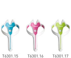Tacx Foxy Flaschenhalter - Schwarz, Rot, Blau Und Silber